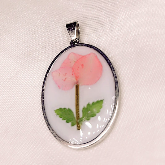 Ciondolo Silver Rose