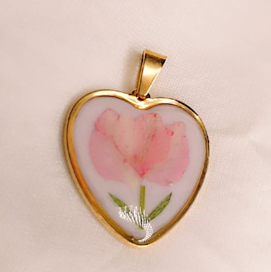 Ciondolo Heart rose
