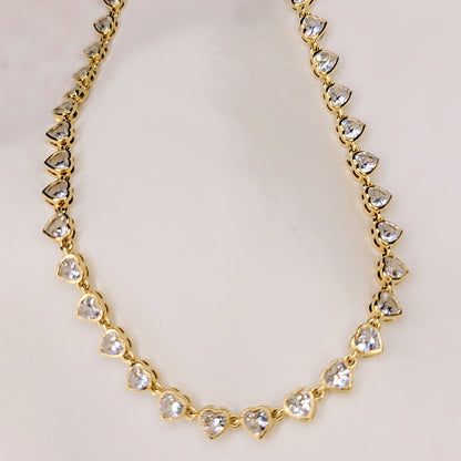 Collana Sparkly Heart