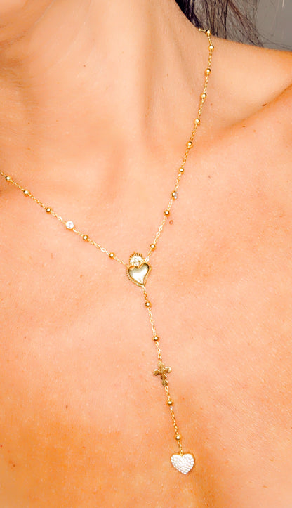 Collana Rosy heart