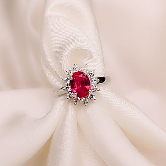 Anello Red Flower