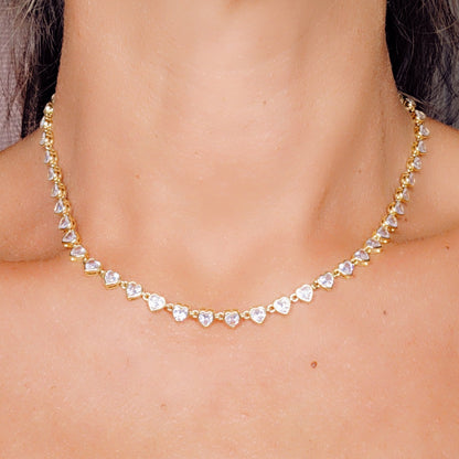 Collana Sparkly Heart