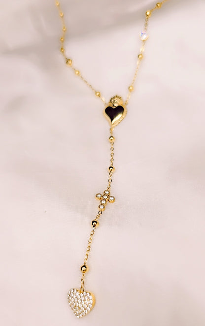 Collana Rosy heart