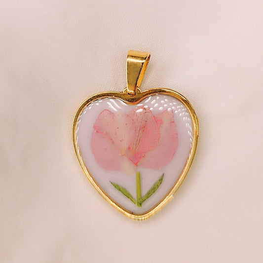 Ciondolo Heart rose