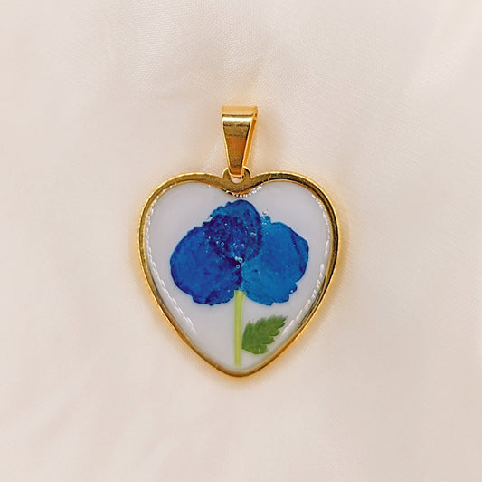 Ciondolo Heart blue