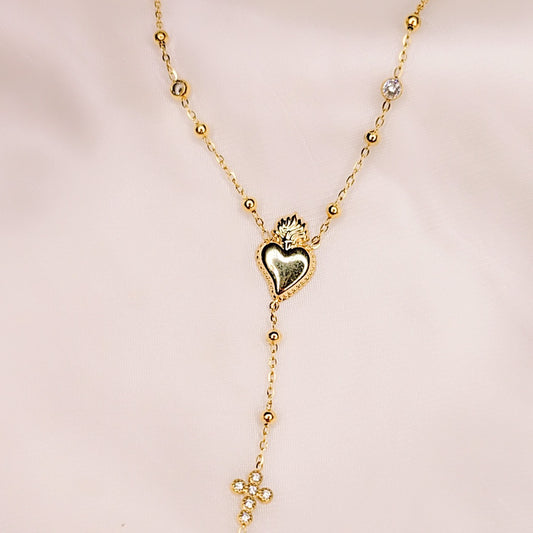 Collana Rosy heart