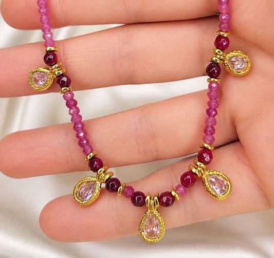 Collana Rose Drops