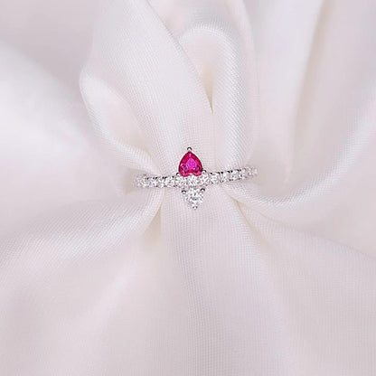 Anello Battito Inverso rosso