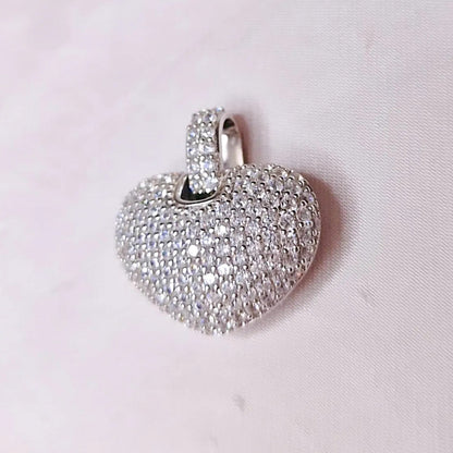 Ciondolo Cuore Bombato