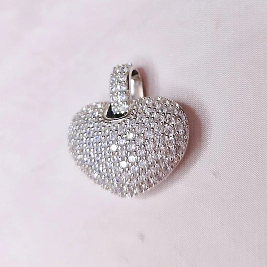 Ciondolo Cuore Bombato