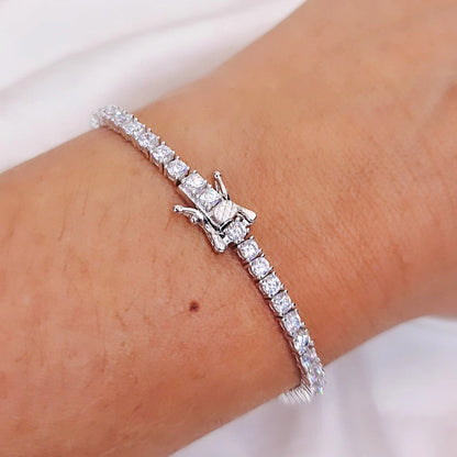 Bracciale Tennis White 3mm