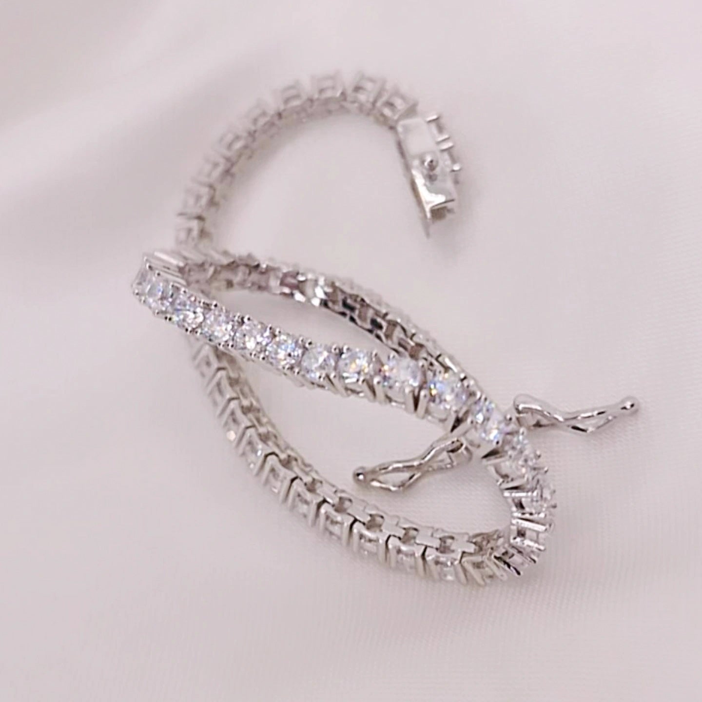 Bracciale Tennis White 3mm