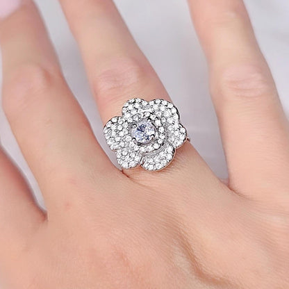 Anello Flower Silver