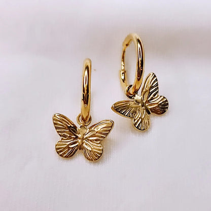 Orecchini Hoops Butterfly