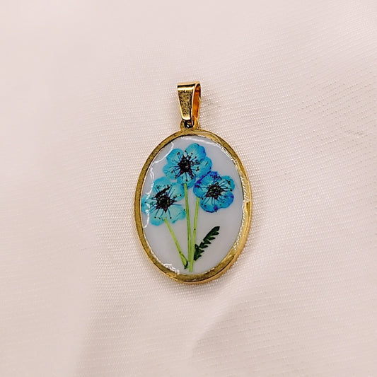 Ciondolo Blue Flowers