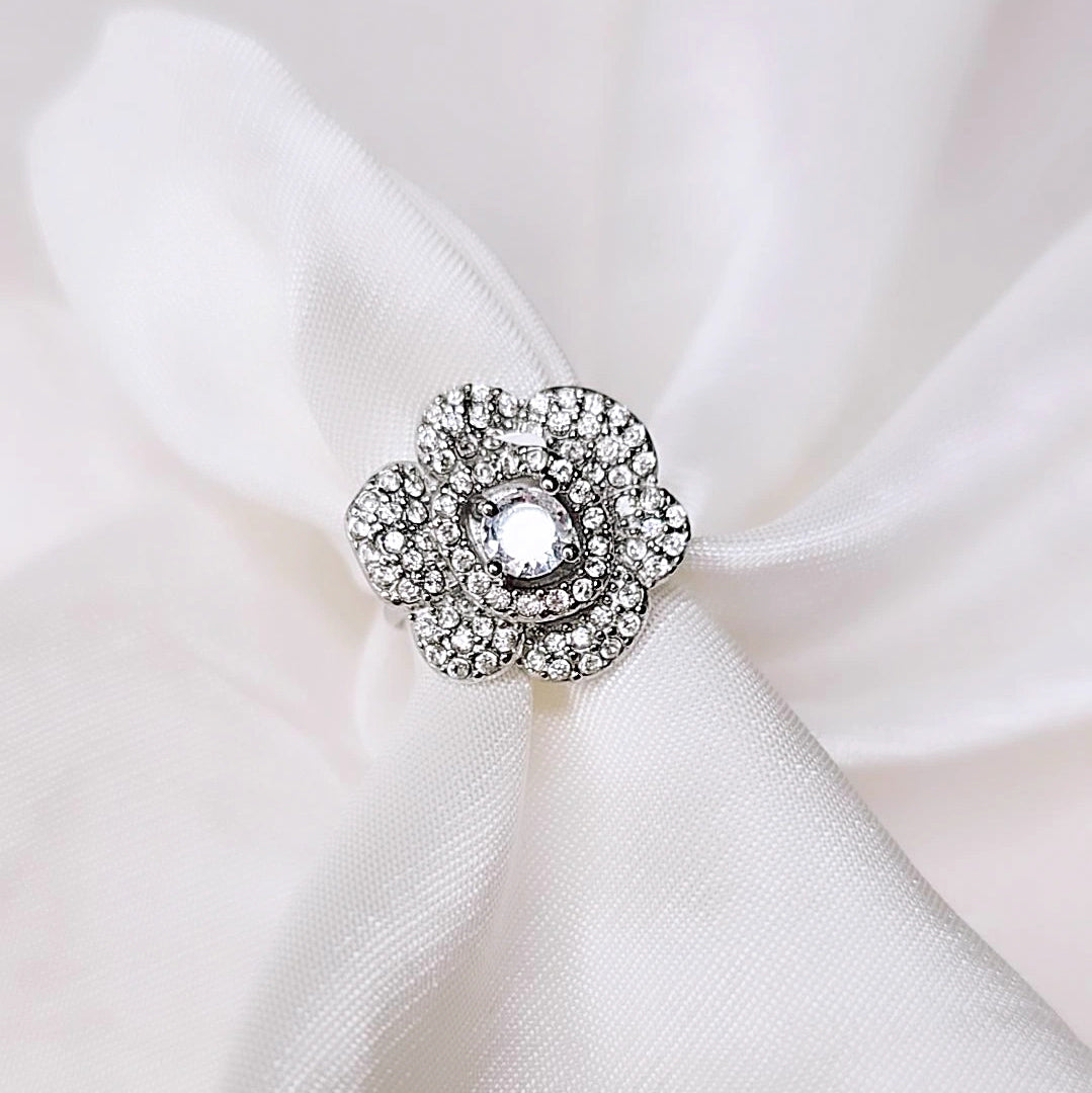 Anello Flower Silver