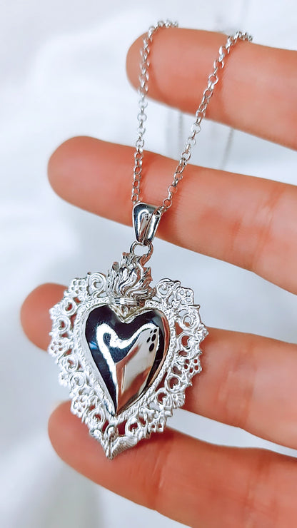 Collana Sacred Heart big