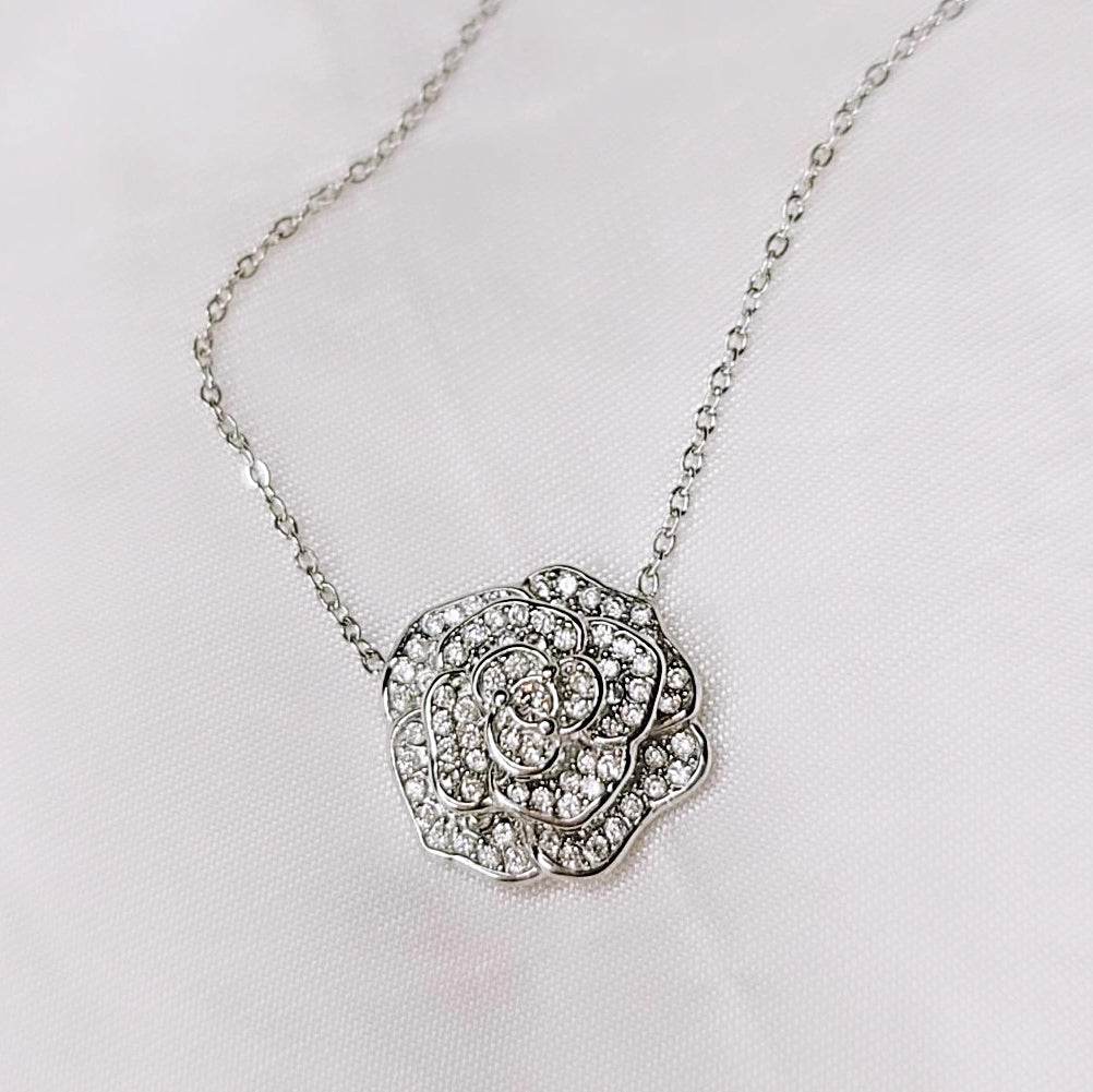 Collana Flower argento