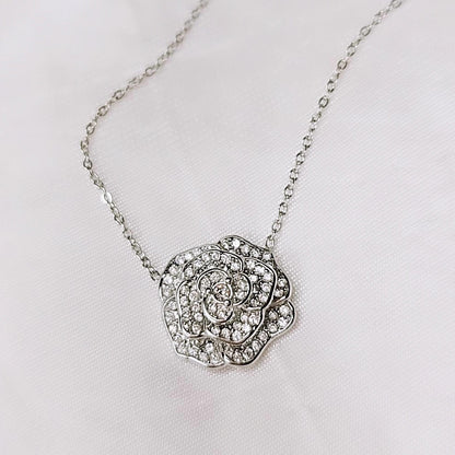 Collana Flower argento